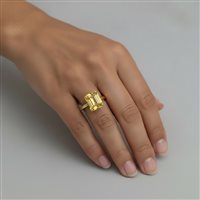 Ring Goldside Woman in Yellow Gold Topazio AN.GS0087